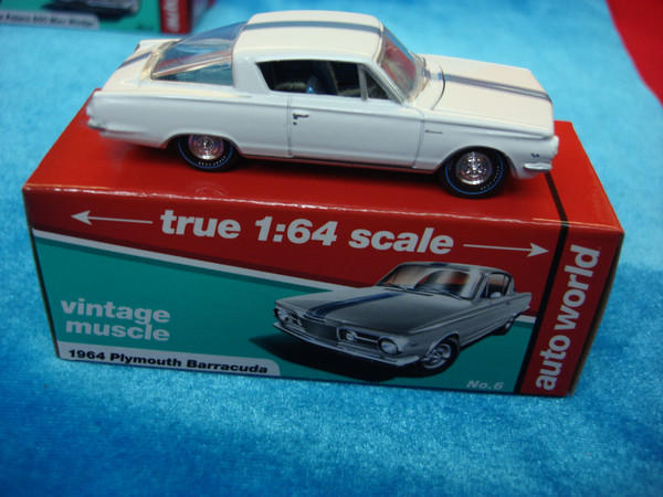 Vintage Mopar Diecast Collection (1960s-70s) - 4x Auto World Models w/ Boxes
