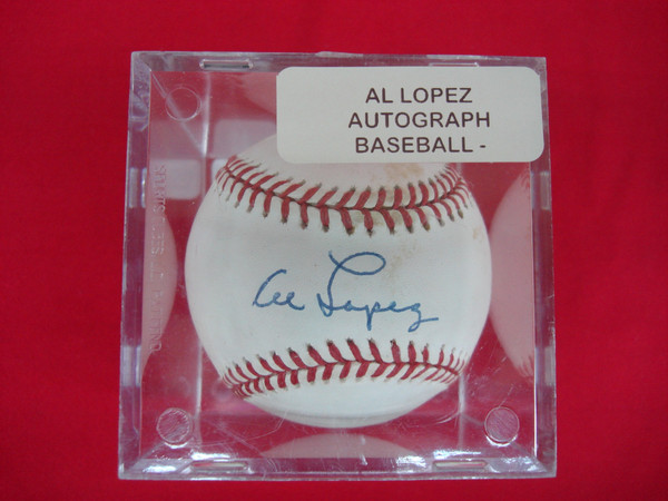 Al Lopez Autographed Baseball - Hall of Famer Signed, Authenticated Collection