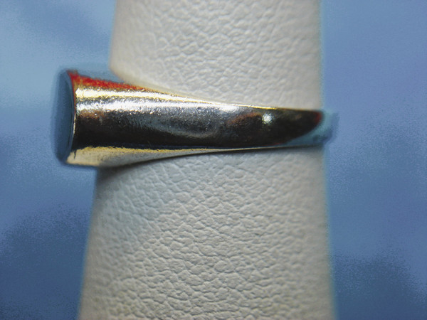 Vintage Sterling Silver Malachite Ring, Size 4 1/2, Mexican Made