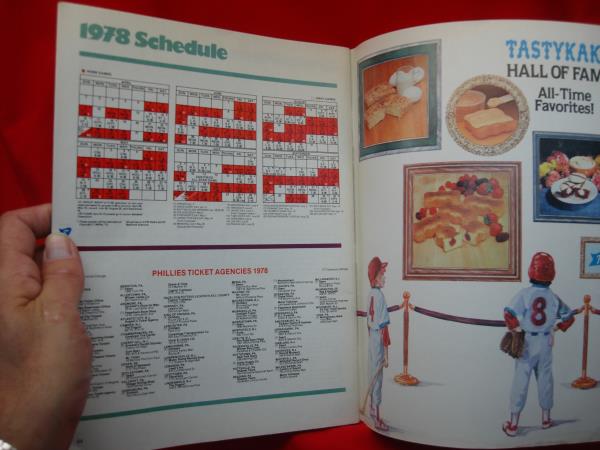 1978 Philadelphia Phillies Yearbook - Vintage Baseball Memorabilia, Color Photos