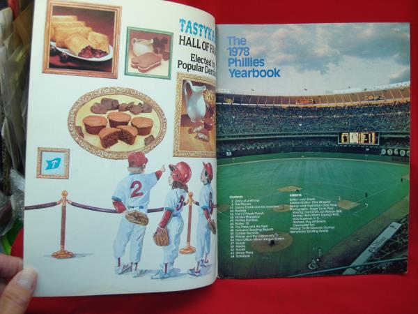 1978 Philadelphia Phillies Yearbook - Vintage Baseball Memorabilia, Color Photos