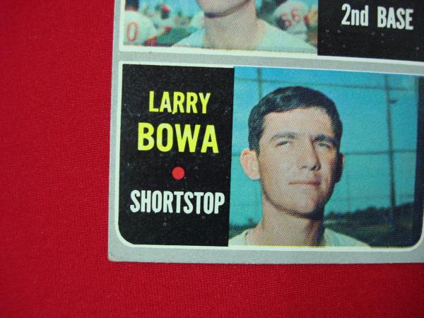 1970 Topps Baseball Larry Bowa RC, Dennis Doyle RC Phillies #539 - Nice Condition