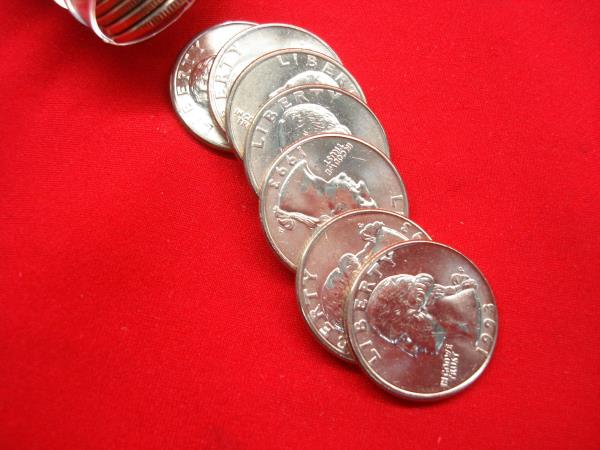 1993 P Washington Quarter Roll (40 Coins) - Uncirculated & Authentic