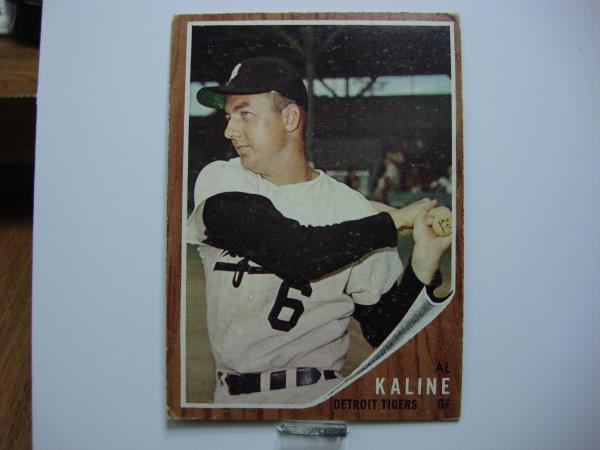 Vintage 1962 Topps Al Kaline Detroit Tigers #150 Baseball Card - Nice Condition