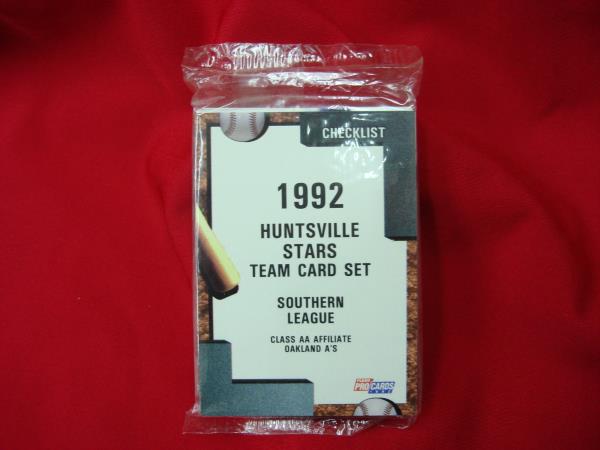 1992 Fleer ProCards Huntsville Stars Team Set (Oakland A's Affiliate) - Sealed Minor League Baseball Cards
