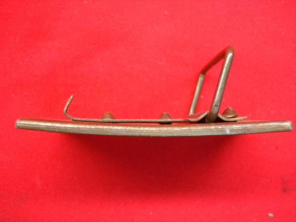 Vintage Colorado State Penitentiary Western Belt Buckle - Brass, 1 3/4 Inch
