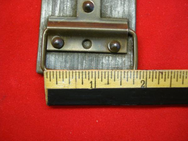 Vintage Colorado State Penitentiary Western Belt Buckle - Brass, 1 3/4 Inch