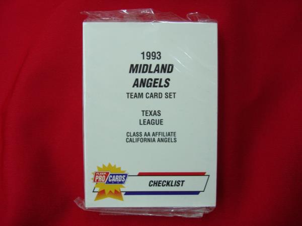 Sealed 1993 Midland Angels Minor League Baseball Team Set - ProCards
