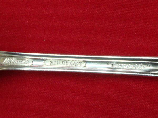 Vintage National Silver Co. Concerto Sugar Spoon (1944) - Excellent Condition