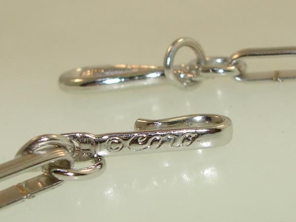 Vintage Coro Choker Necklace - Brushed & Bright Silver Links (18