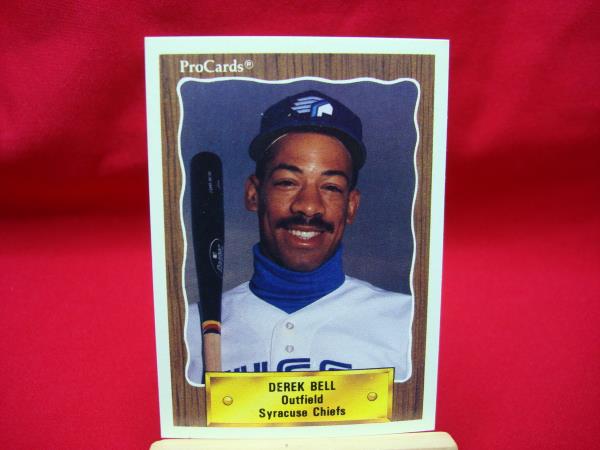 1990 Syracuse Chiefs Derek Bell ProCards Minor League Baseball Cards (Factory Overruns) - Excellent Condition