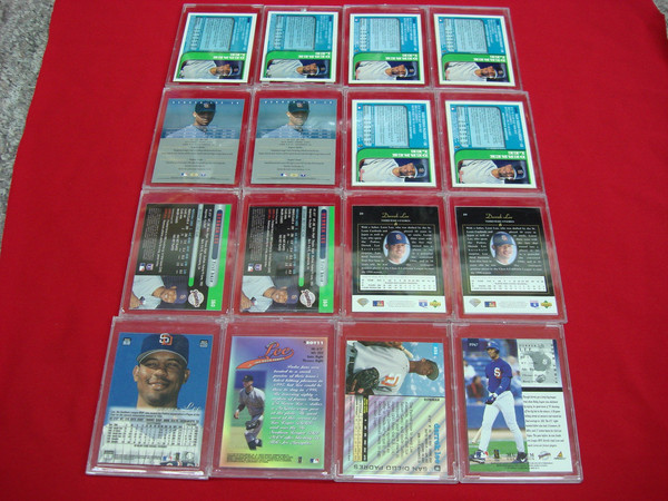 Derek Lee Baseball Card Collection (Bowman Chrome Roy Refractor & Museum Insert)