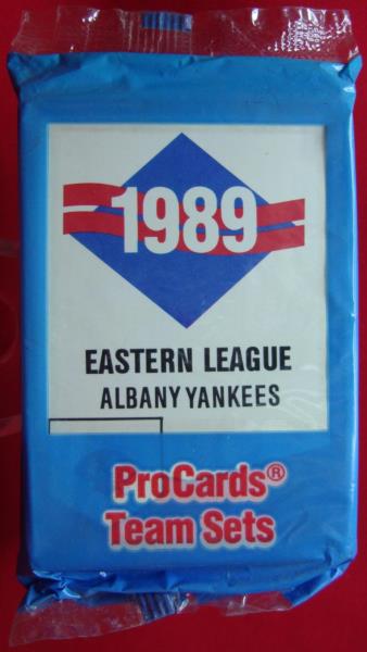 1989 Albany Yankees ProCards Minor League Set - Deion Sanders, Jim Leyritz & More!