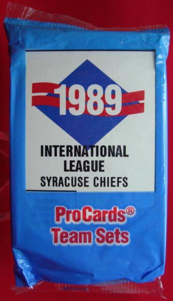 1989 Syracuse Chiefs ProCards Minor League Set - Guzman & Hill (Toronto Blue Jays Affiliate)