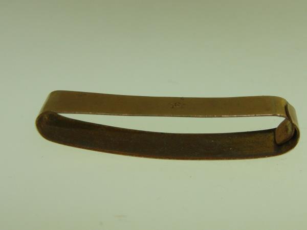 Antique Gold-Filled Engraved Lingerie Pin - H.F.J. Initial, Estate Find