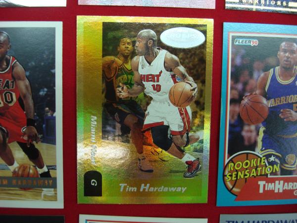 Tim Hardaway Card Lot (28 Cards) Rookies, Parallels, Inserts & Premiums