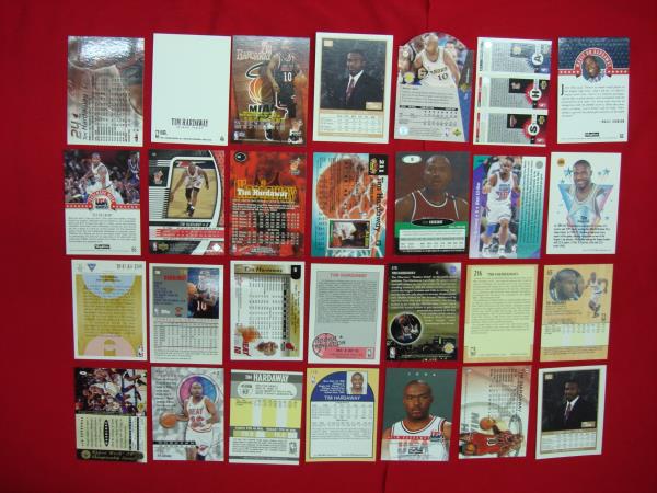 Tim Hardaway Card Lot (28 Cards) Rookies, Parallels, Inserts & Premiums