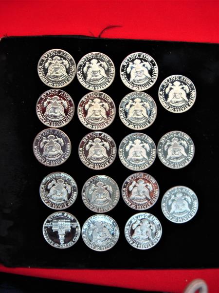Complete Proof Kennedy Half Dollars Set 1971S-1989S (Excluding 1975) - Nice Condition