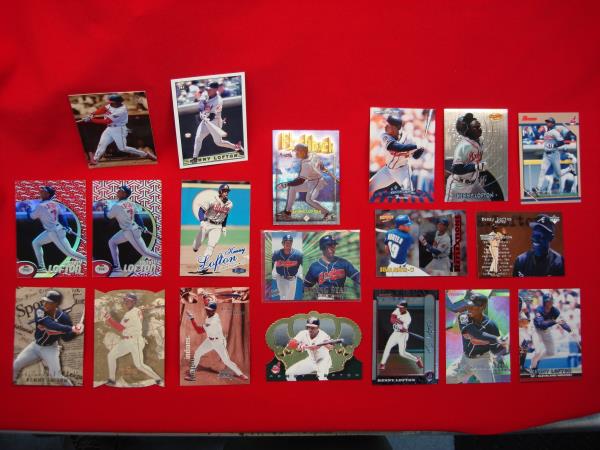 Kenny Lofton Cleveland Indians Card Collection (50+ Cards) - Inserts & More