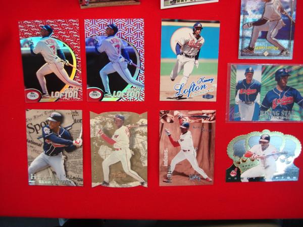 Kenny Lofton Cleveland Indians Card Collection (50+ Cards) - Inserts & More