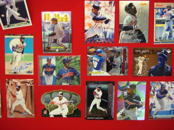 Kenny Lofton Cleveland Indians Card Collection (50+ Cards) - Inserts & More