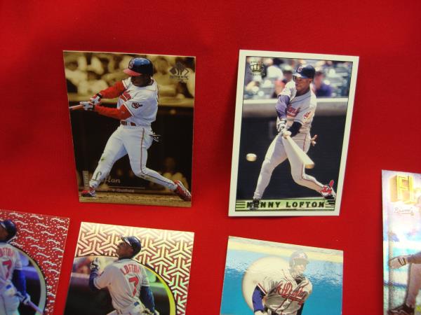 Kenny Lofton Cleveland Indians Card Collection (50+ Cards) - Inserts & More