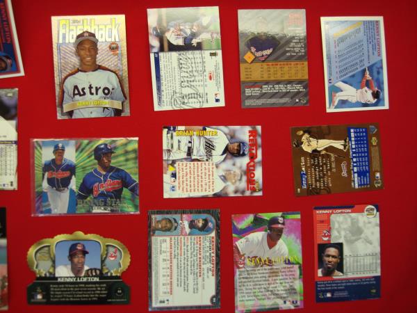 Kenny Lofton Cleveland Indians Card Collection (50+ Cards) - Inserts & More