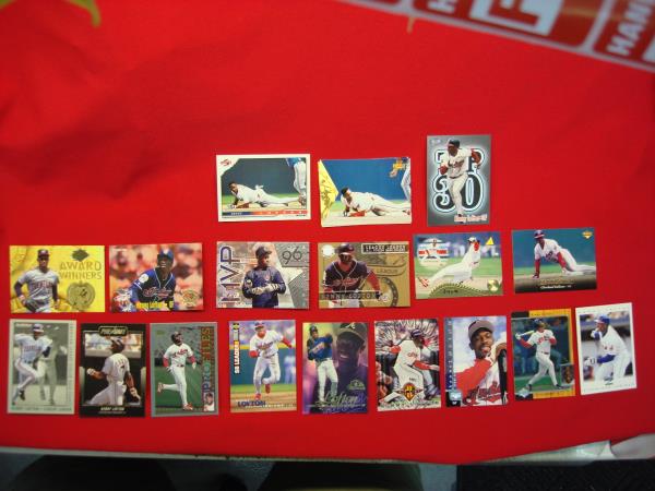 Kenny Lofton Cleveland Indians Card Collection (50+ Cards) - Inserts & More