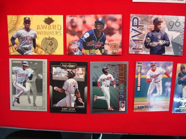 Kenny Lofton Cleveland Indians Card Collection (50+ Cards) - Inserts & More