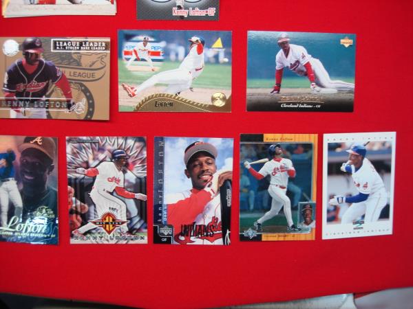 Kenny Lofton Cleveland Indians Card Collection (50+ Cards) - Inserts & More