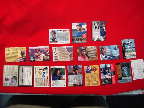 Kenny Lofton Cleveland Indians Card Collection (50+ Cards) - Inserts & More
