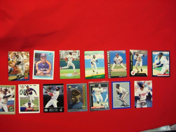 Kenny Lofton Cleveland Indians Card Collection (50+ Cards) - Inserts & More