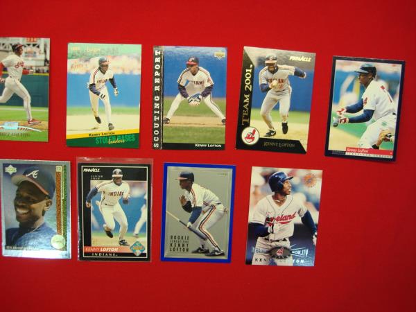 Kenny Lofton Cleveland Indians Card Collection (50+ Cards) - Inserts & More