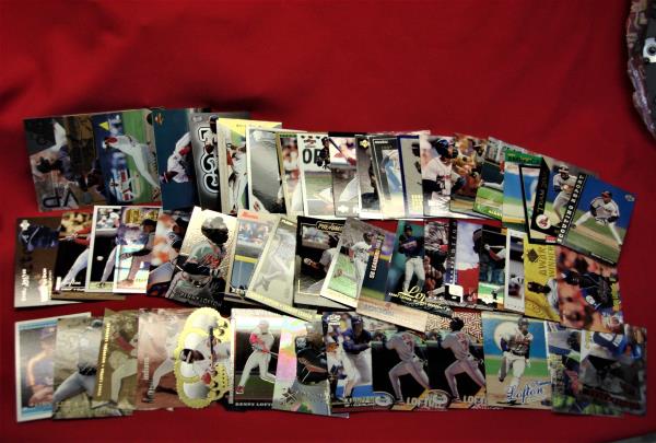 Kenny Lofton Cleveland Indians Card Collection (50+ Cards) - Inserts & More