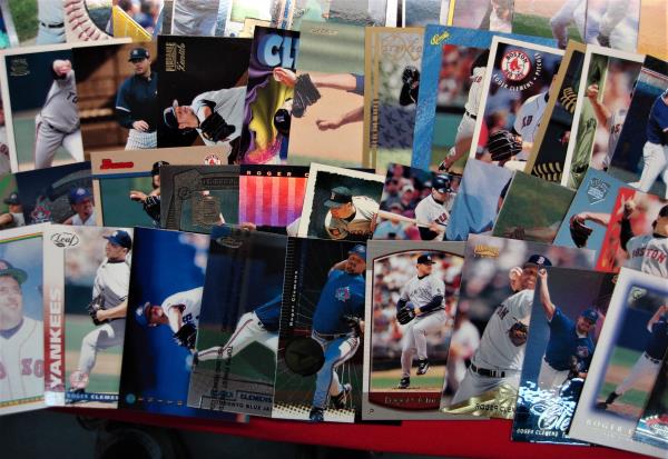 Vintage Roger Clemens Trading Card Collection (100 Cards) - Great Condition & Value!