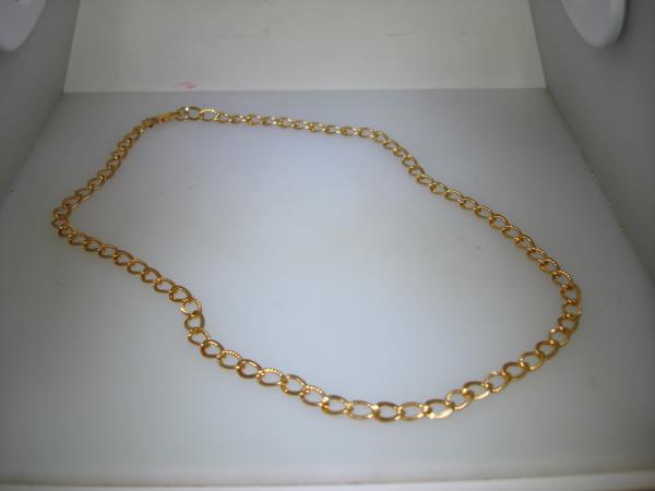 Elegant Vermeil Sterling Silver Necklace (18