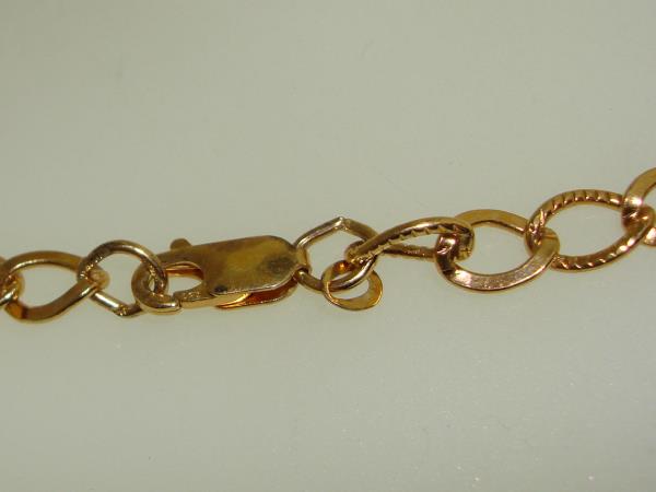 Elegant Vermeil Sterling Silver Necklace (18