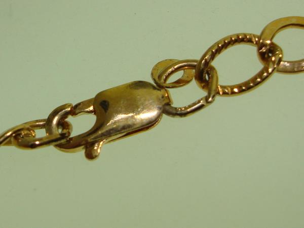 Elegant Vermeil Sterling Silver Necklace (18