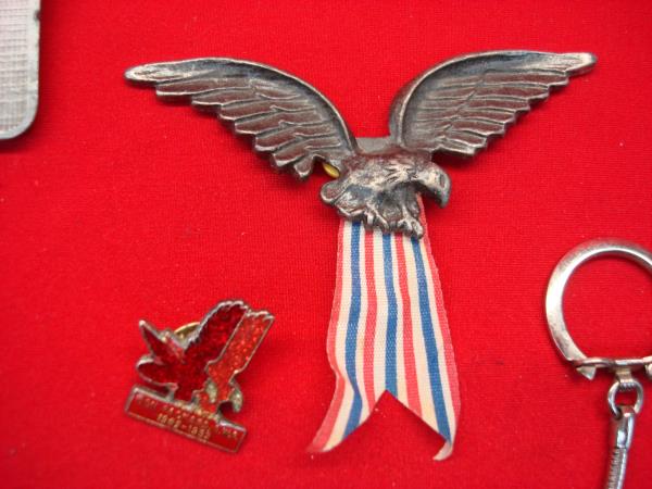 Vintage Fraternal Order of Eagles Pin & Badge Collection - Estate Find