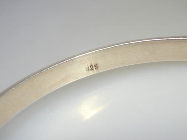 Vintage Sterling Silver Hinged Bangle Bracelets Set (2) - Etched & Plain Designs