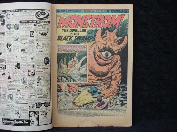 Marvel Comics Chamber of Chills #13 (Nov 1974) - Tales of Shock & Suspense! Vintage Horror Comic