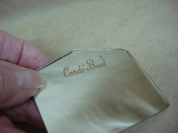 Vintage 1940s-50s Corde Bead Purse | Gold Kiss Clasp, Mirror & Hand Mirror - Unique Find!
