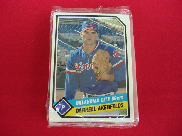 1989 Oklahoma 89ers Team Set CMC/TCMA - Ferguson Jenkins, Texas Rangers Affiliate, Factory Sealed