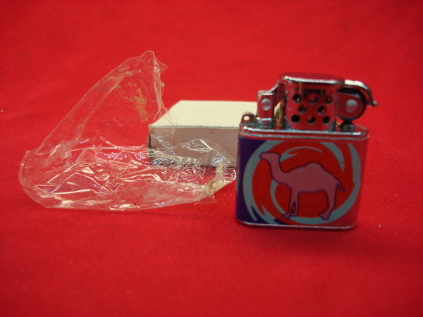Vintage Camel Mini Fluid Lighter - New, Unused in Original Packaging