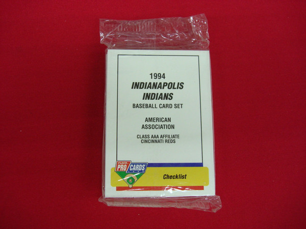1994 Fleer ProCards Indianapolis Indians MiLB Team Set (Cincinnati Reds Affiliate) - FACTORY SEALED