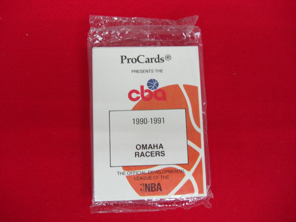 1990-91 Omaha Racers CBA Basketball Card Pack - Factory Sealed Vintage  