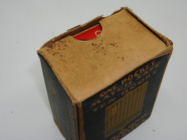 Vintage Diamond Book Matches - 10 Packs + Gold Match Safe (Made in USA)