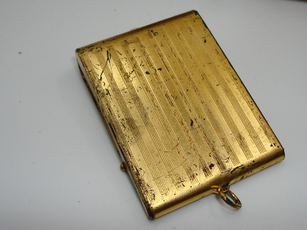 Vintage Diamond Book Matches - 10 Packs + Gold Match Safe (Made in USA)