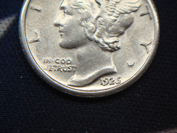 1926 Mercury Dime - Nice Circulated Coin with Unique Patina