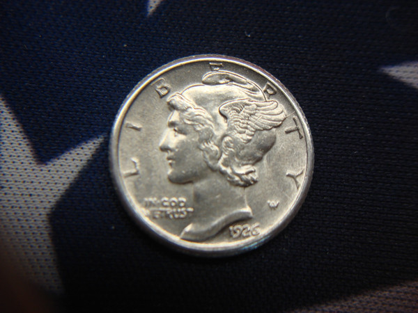1926 Mercury Dime - Nice Circulated Coin with Unique Patina